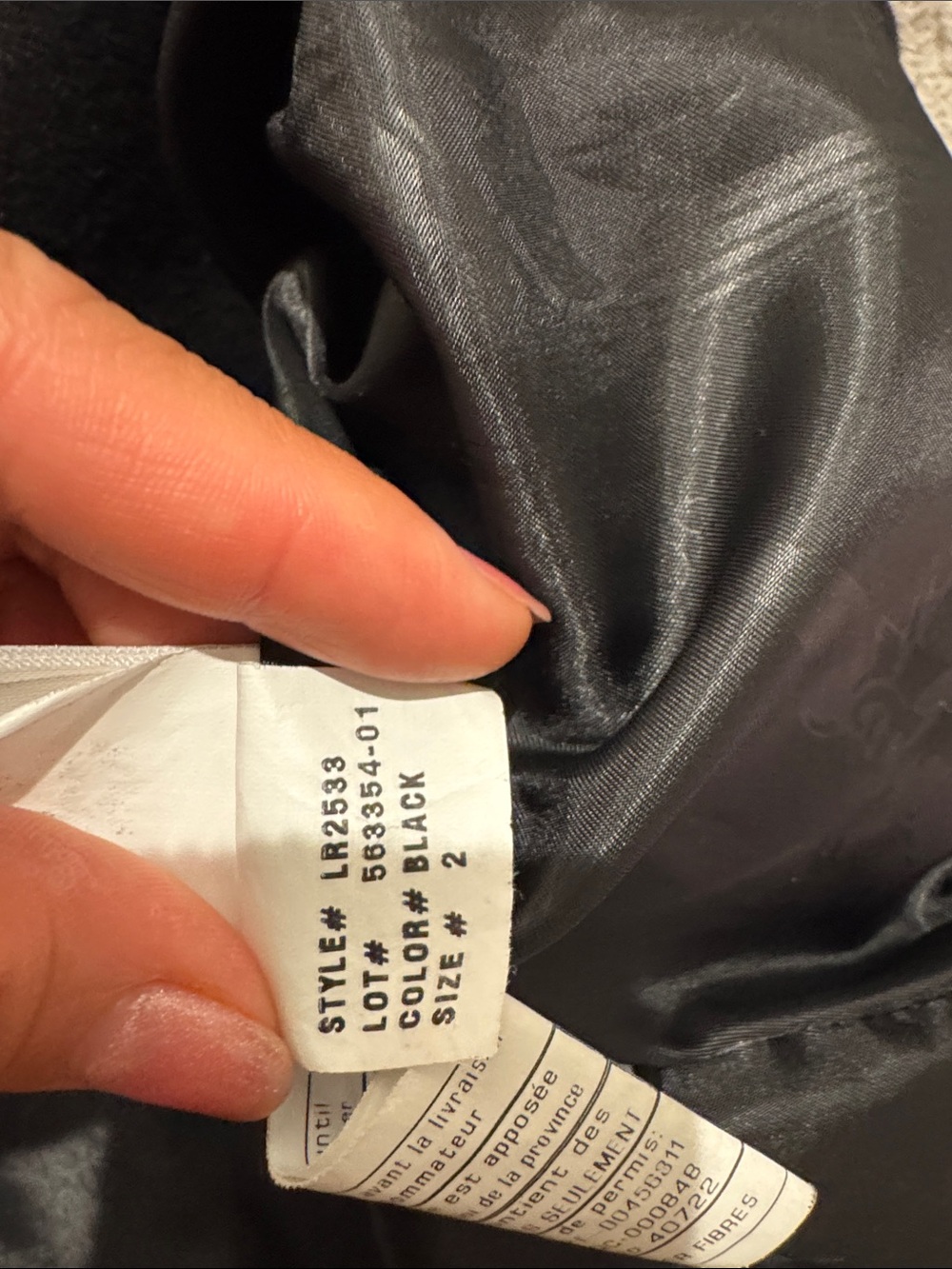 Lauren Ralph Lauren Black Wool-Blend Coat with Faux-Fur Collar - Picture 5 of 6